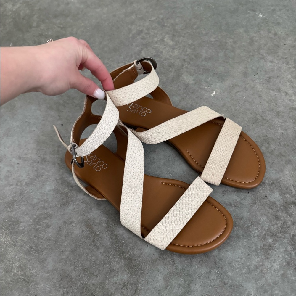 Franco‎ Sarto Women's Cream Sandals